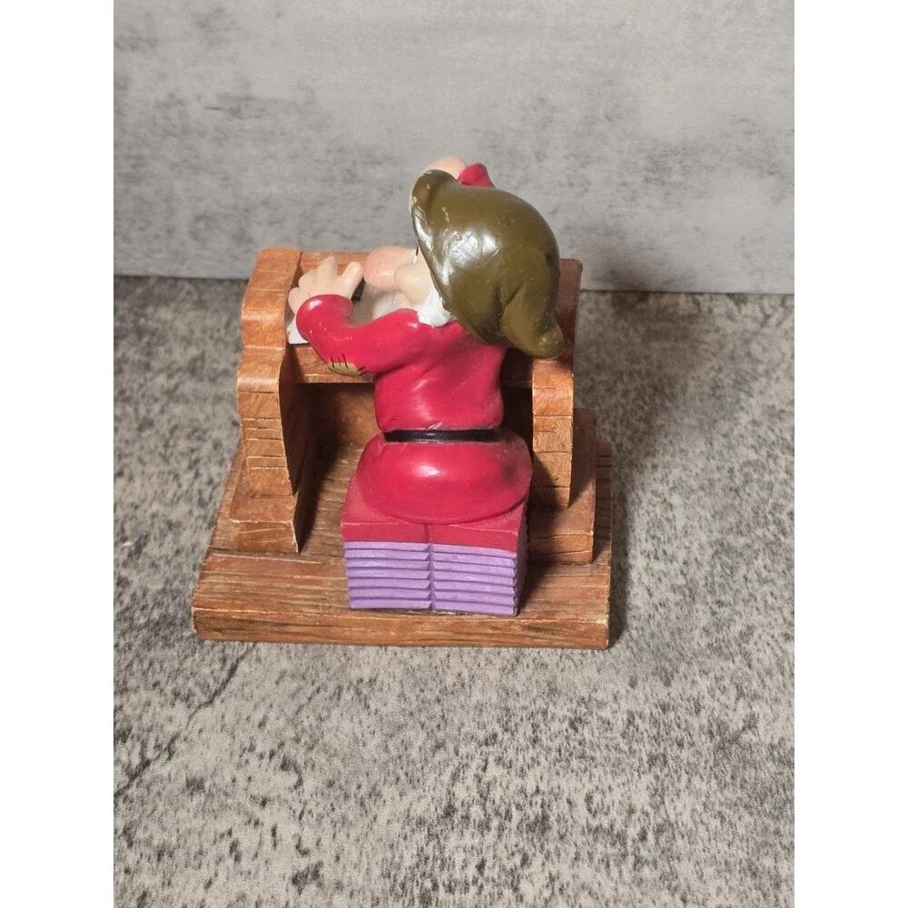 Disney Snow White Dwarf Grumpy Piano Enesco 65th Anniversary Figurine #105646
